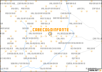 map of Cabeço do Infante