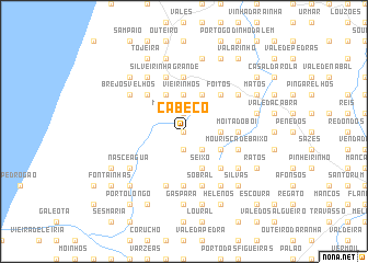 map of Cabeço