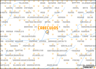 map of Cabeçudos