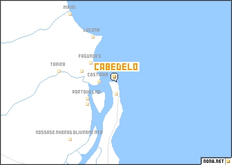 map of Cabedelo