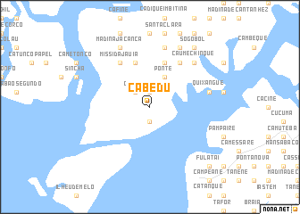 map of Cabedu