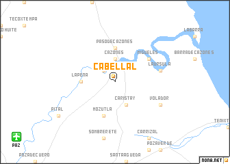 map of Cabellal
