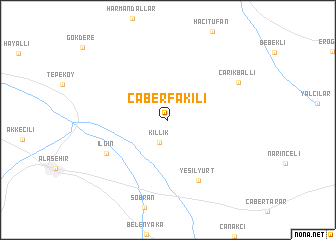 map of Caberfakılı