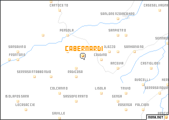 map of Cabernardi