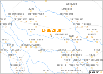 map of Cabezada