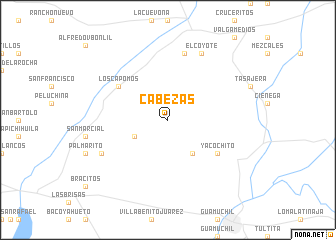 map of Cabezas