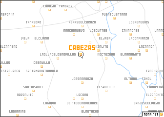 map of Cabezas