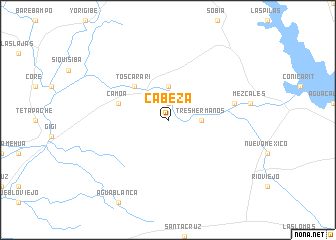 map of Cabeza