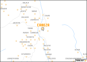 map of Cabeza