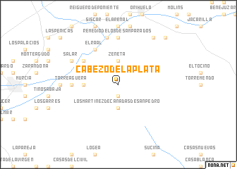 map of Cabezo de la Plata