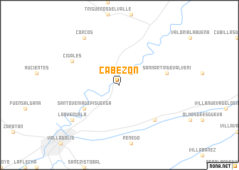 map of Cabezón