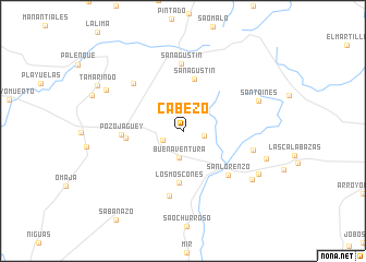 map of Cabezo