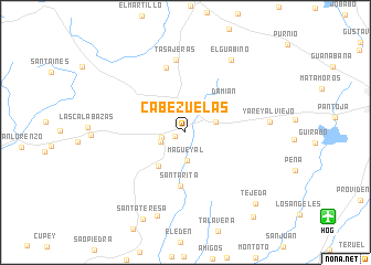 map of Cabezuelas