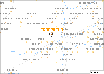 map of Cabezuelo