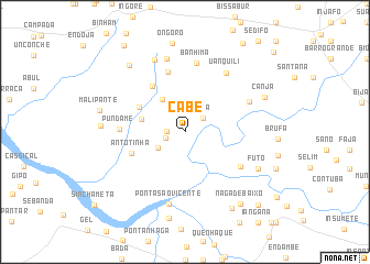 map of Câbe