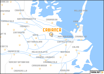 map of Ca Bianca