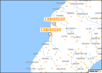 map of Cabiangon