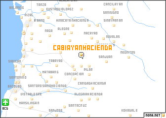 map of Cabiayan Hacienda
