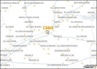 map of Cabia