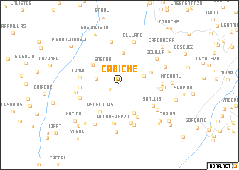 map of Cabiche