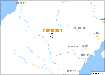 map of Cabigaan