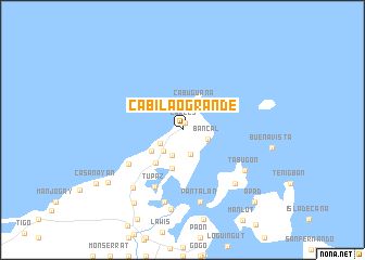 map of Cabilao Grande