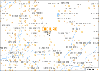 map of Cabilao