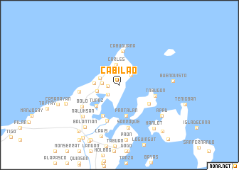 map of Cabilao