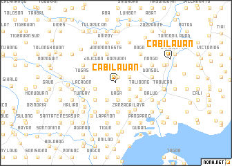 map of Cabilauan