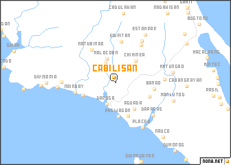 map of Cabilisan