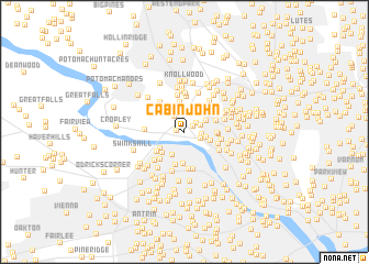 map of Cabin John