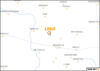 map of Cabin