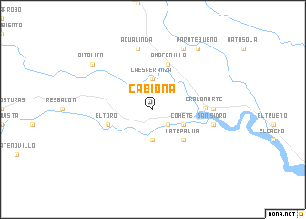 map of Cabiona