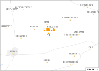 map of Cable