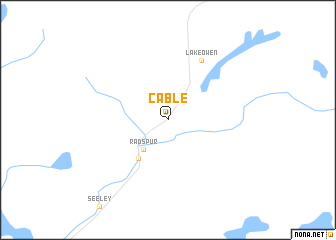 map of Cable