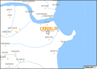 map of Cabo Alia