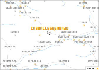 map of Caboalles de Abajo