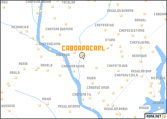 map of Cabo Apacarl