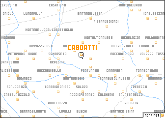 map of Ca Boatti