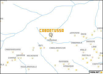 map of Cabo Atussa