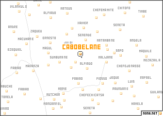 map of Cabo Belane