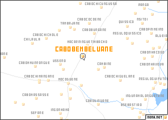 map of Cabo Bembeluane