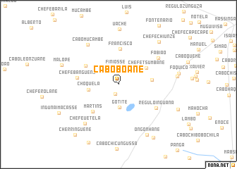 map of Cabo Boane