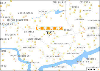 map of Cabo Boquisso