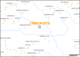 map of Cabo Caixote