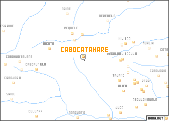 map of Cabo Catahare