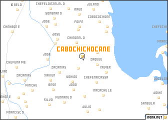 map of Cabo Chichocane