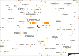 map of Cabo Chifuio