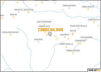 map of Cabo Chilamo