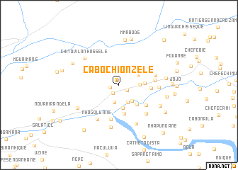 map of Cabo Chionzele